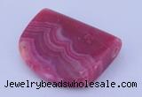 NGP198 12*34*45mm dyed rhodochrosite gemstone pendant wholesale