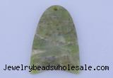 NGP202 30*42mm fashion peridot gemstone pendant jewelry wholesale