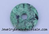 NGP219 5*30mm fashion african turquoise gemstone donut pendant