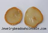 NGP2480 45*50mm - 55*65mm freeform agate gemstone pendants