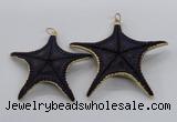 NGP2763 50*55mm - 75*85mm starfish pendants wholesale