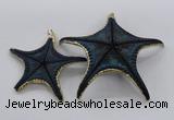 NGP2765 50*55mm - 75*85mm starfish pendants wholesale