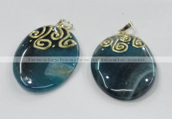 NGP2831 30*35mm - 35*45mm freeform agate gemstone pendants wholesale