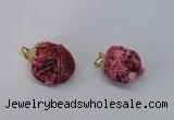 NGP2913 15*20mm - 25*30mm freeform desert rose pendants wholesale