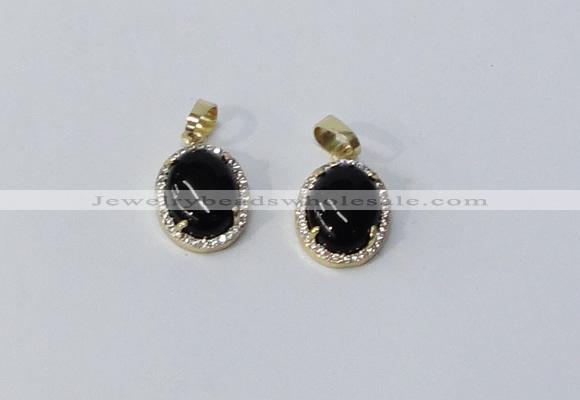 NGP2999 10*14mm oval agate gemstone pendants wholesale