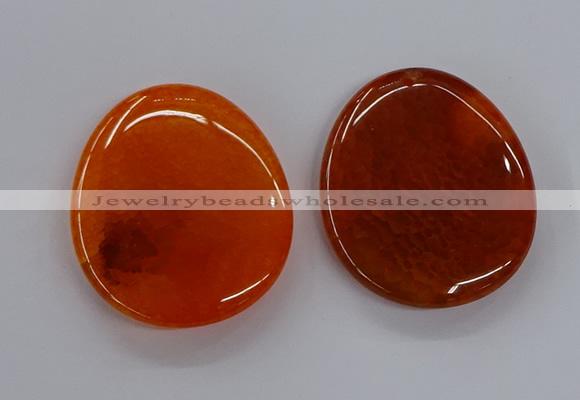 NGP3230 42*52mm - 45*55mm freeform agate gemstone pendants