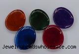 NGP3236 42*52mm - 45*55mm freeform agate gemstone pendants