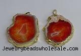 NGP3395 40*45mm - 45*60mm freeform druzy agate pendants