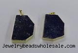 NGP3503 30*40mm - 30*45mm freeform lapis lazuli pendants