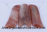 NGP38 Fashion red quartz gemstone pendants set jewelry wholesale