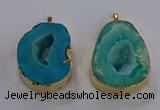 NGP3825 30*40mm - 40*50mm freeform druzy agate pendants