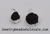 NGP4066 18*25mm – 25*30mm freeform Tektite pendants wholesale