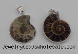 NGP4068 25*30mm – 30*35mm carved ammonite pendants wholesale