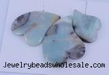 NGP41 Fashion amazonite gemstone pendants set jewelry wholesale