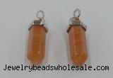 NGP5008 8*30mm sticks red aventurine pendants wholesale