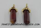 NGP5040 8*30mm sticks mookaite gemstone pendants wholesale