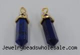 NGP5044 8*30mm sticks lapis lazuli gemstone pendants wholesale