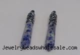 NGP5408 10*65mm sticks sodalite gemstone pendants wholesale