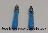 NGP5427 10*65mm sticks blue turquoise pendants wholesale