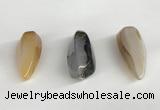 NGP5571 18*40mm - 23*58mm teardrop agate gemstone pendants