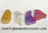 NGP5729 20*40mm - 30*45mm freeform agate pendants wholesale