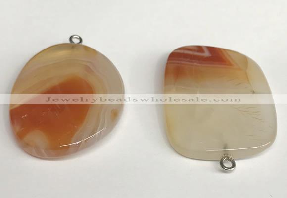 NGP5739 30*40mm freeform agate pendants wholesale