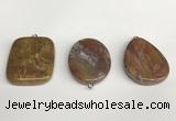 NGP5752 30*40mm freeform agate gemstone pendants wholesale