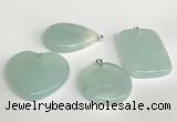 NGP5762 25*35mm - 30*40mm freefrom gemstone pendants wholesale