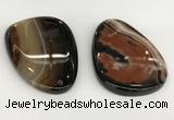 NGP5795 40*60mm flat teardrop agate pendants wholesale