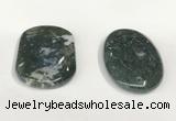 NGP5833 35*55mm oval agate gemstone pendants wholesale