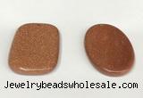 NGP5857 35*55mm freeform goldstone pendants wholesale