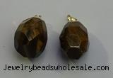 NGP6024 18*30mm - 22*35mm freeform yellow tiger eye pendants