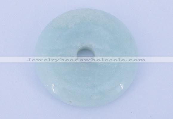 NGP603 5pcs 7*35mm amazonite gemstone donut pendants wholesale