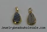 NGP6130 15*20mm freeform druzy agate pendants wholesale