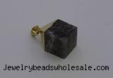 NGP6776 15*22mm cube labradorite gemstone pendants wholesale