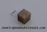 NGP6794 15*22mm cube moonstone gemstone pendants wholesale