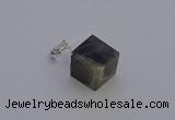 NGP6796 15*22mm cube labradorite gemstone pendants wholesale