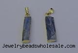 NGP7045 8*32mm - 10*30mm rectangle blue kyanite pendants