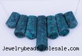 NGP71 Fashion chrysocolla gemstone pendants set jewelry wholesale