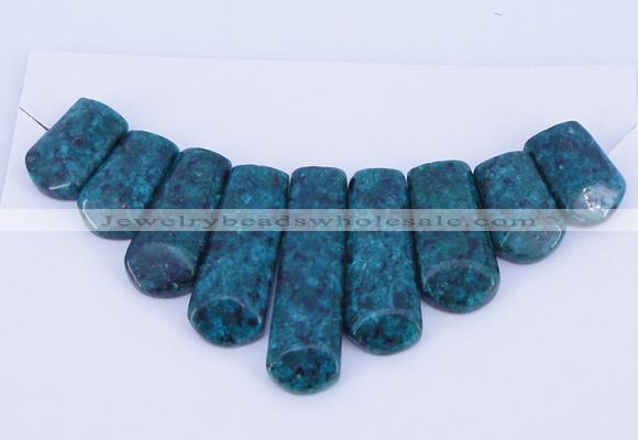 NGP72 Fashion chrysocolla gemstone pendants set jewelry wholesale