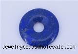 NGP721 5*30mm natural lapis lazuli gemstone donut pendant