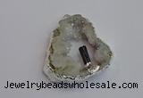 NGP7384 45*50mm - 50*55mm freeform druzy agate pendants