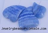 NGP74 Fashion blue lace agate gemstone pendants set jewelry wholesale