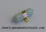 NGP7450 12*45mm sticks amazonite gemstone pendants wholesale