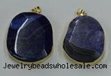 NGP8631 32*45mm - 46*48mm freeform druzy agate pendants wholesale