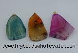 NGP8722 28*38mm - 40*45mm freeform agate pendants wholesale