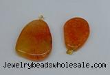 NGP8725 28*40mm - 30*54mm freeform agate pendants wholesale