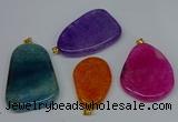 NGP8732 28*40mm - 30*54mm freeform agate pendants wholesale