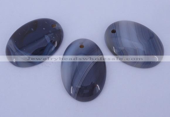 NGP874 5PCS 24*34mm oval agate gemstone pendants wholesale