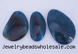 NGP880 5PCS 30-50mm*55-70mm freeform agate gemstone pendants